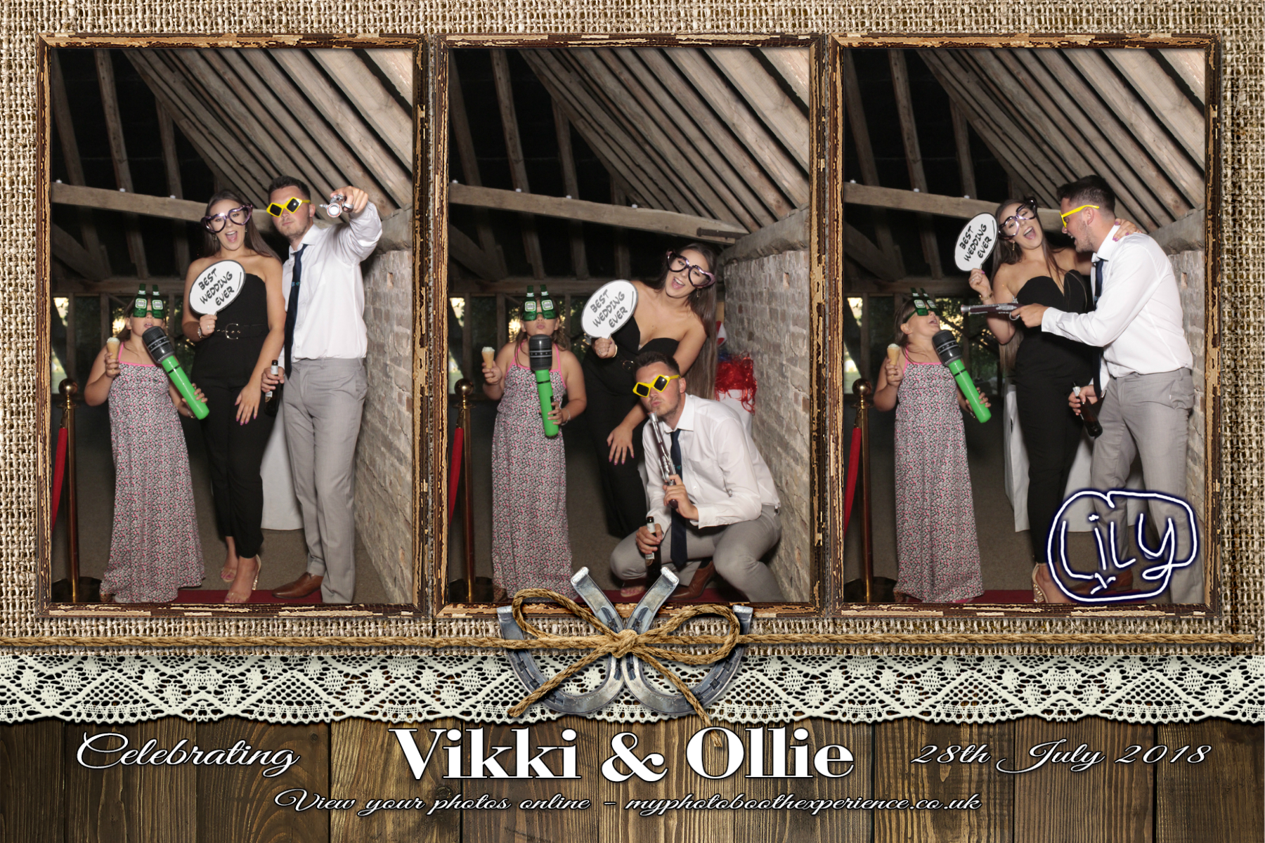 Vikki & Ollie's Wedding | View more photos from the event at gallery.myphotoboothexperience.co.uk/u/MyPhotoBoothExperienceLtd/Vikki-Ollies-Wedding